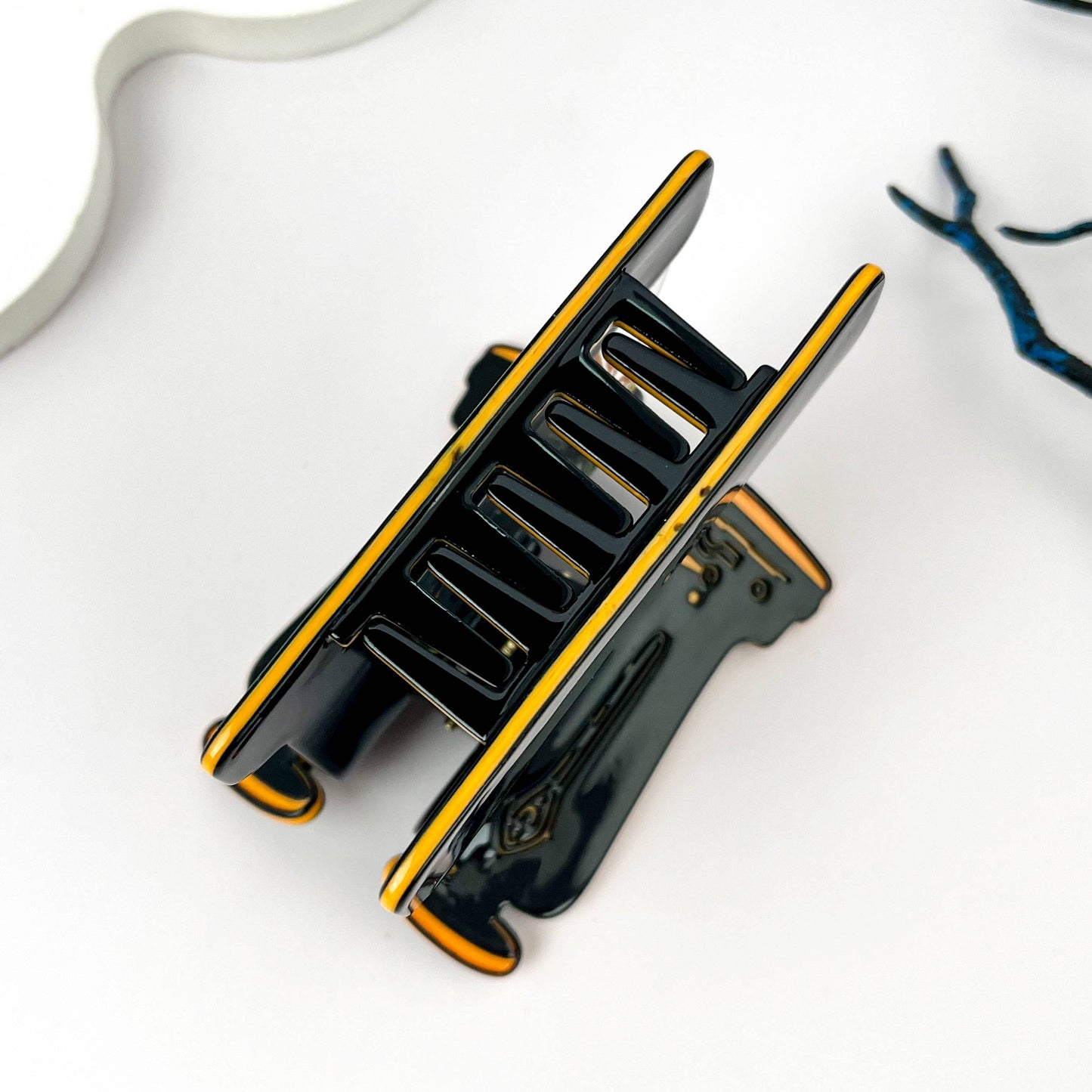 Creative Vintage Sewing Machine Acetate Hair Claw Clip