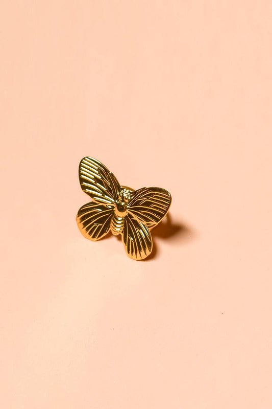 I'll Fly Away Ring - 18K Gold Plated