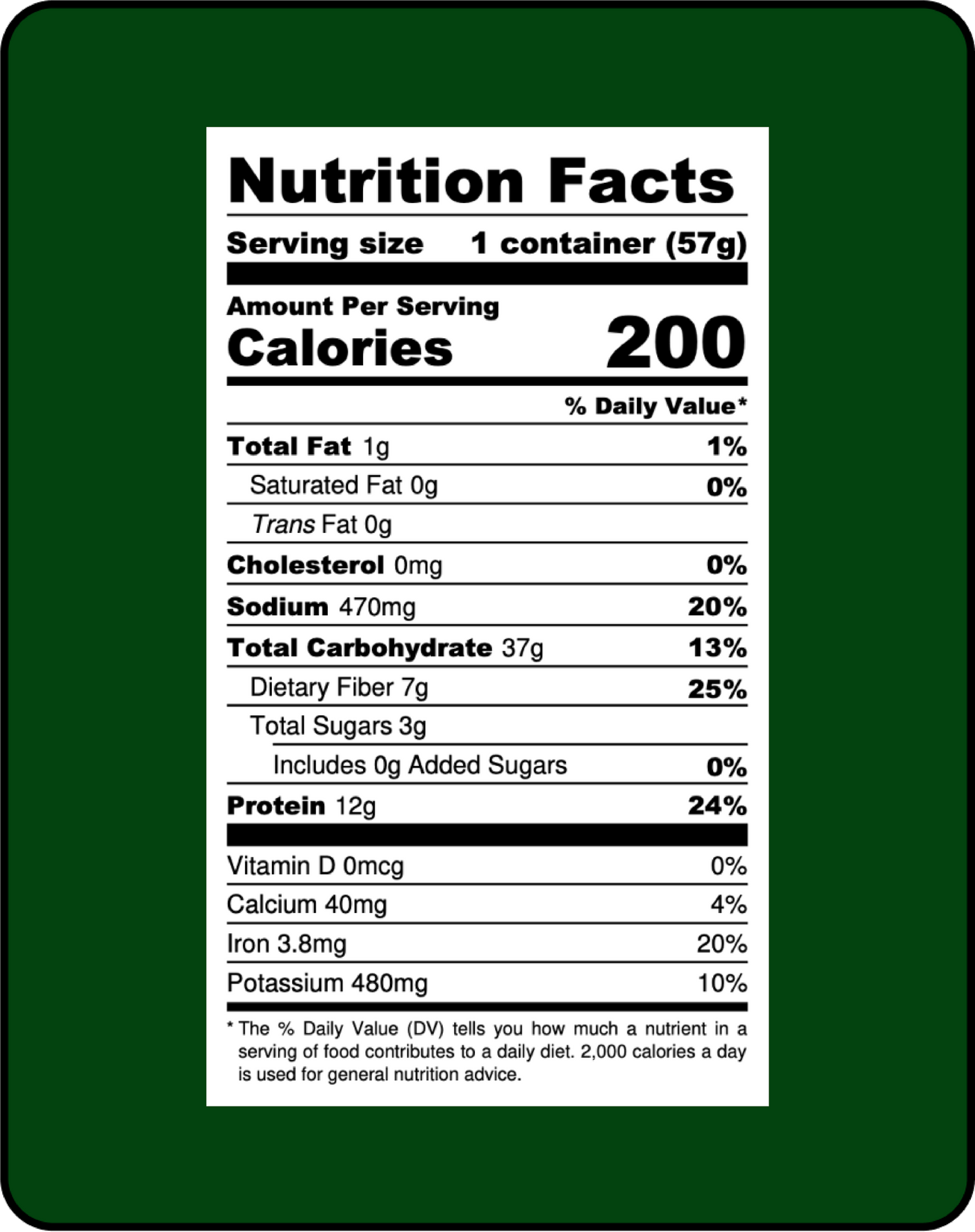 Mexican Green Chile Instant Lentils