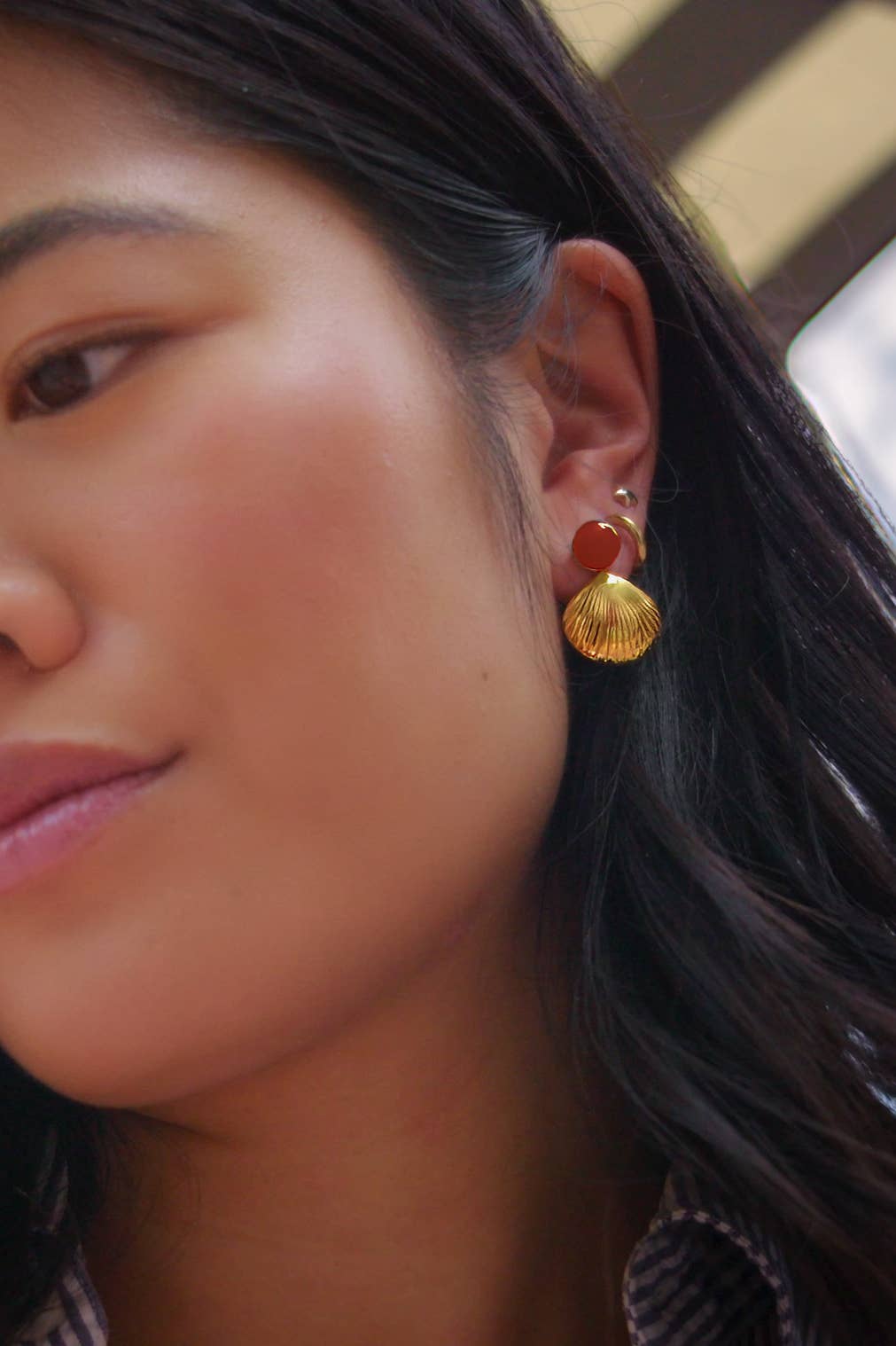 Oasis Studs - 18K Gold Plated