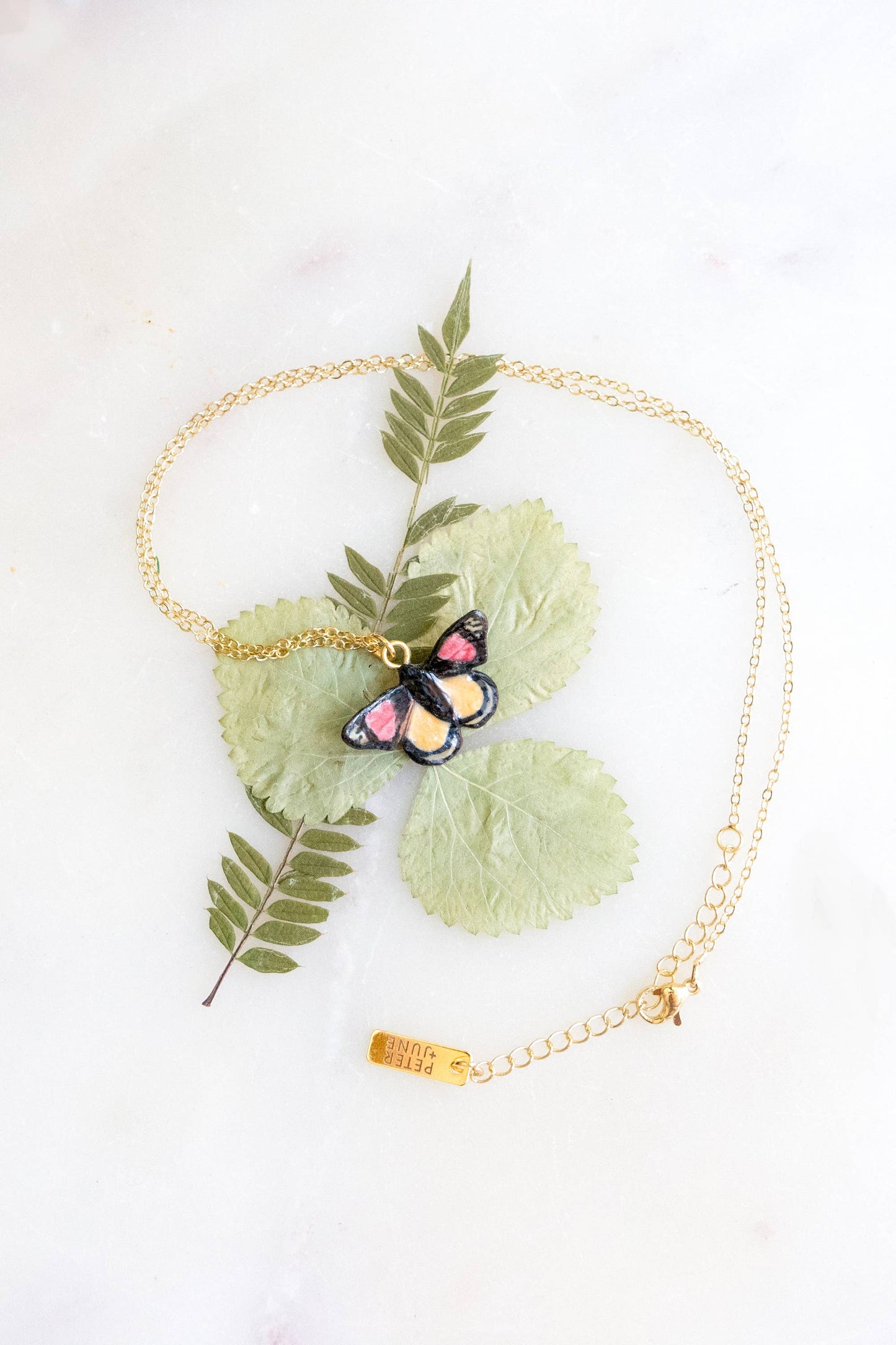 Tiny Flutter Necklace in Spring