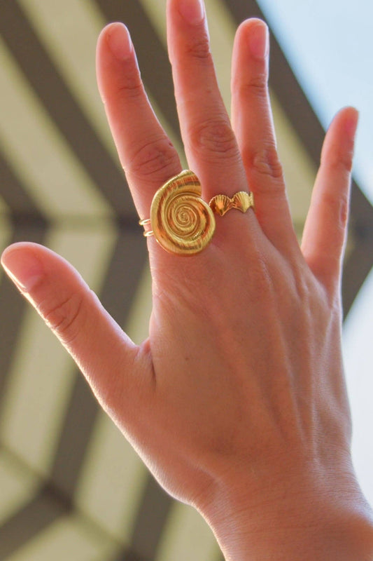 Shore Thing Ring - 18K Gold Plated