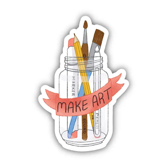 "Make Art" Sticker