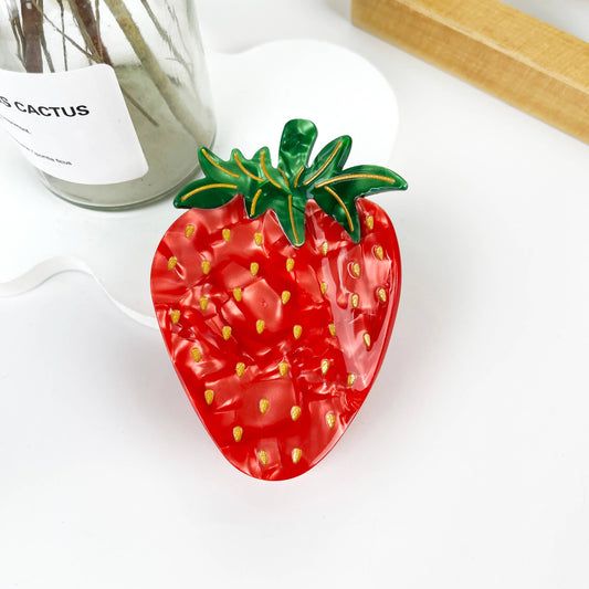 Strawberry Fruit  Hair Clip