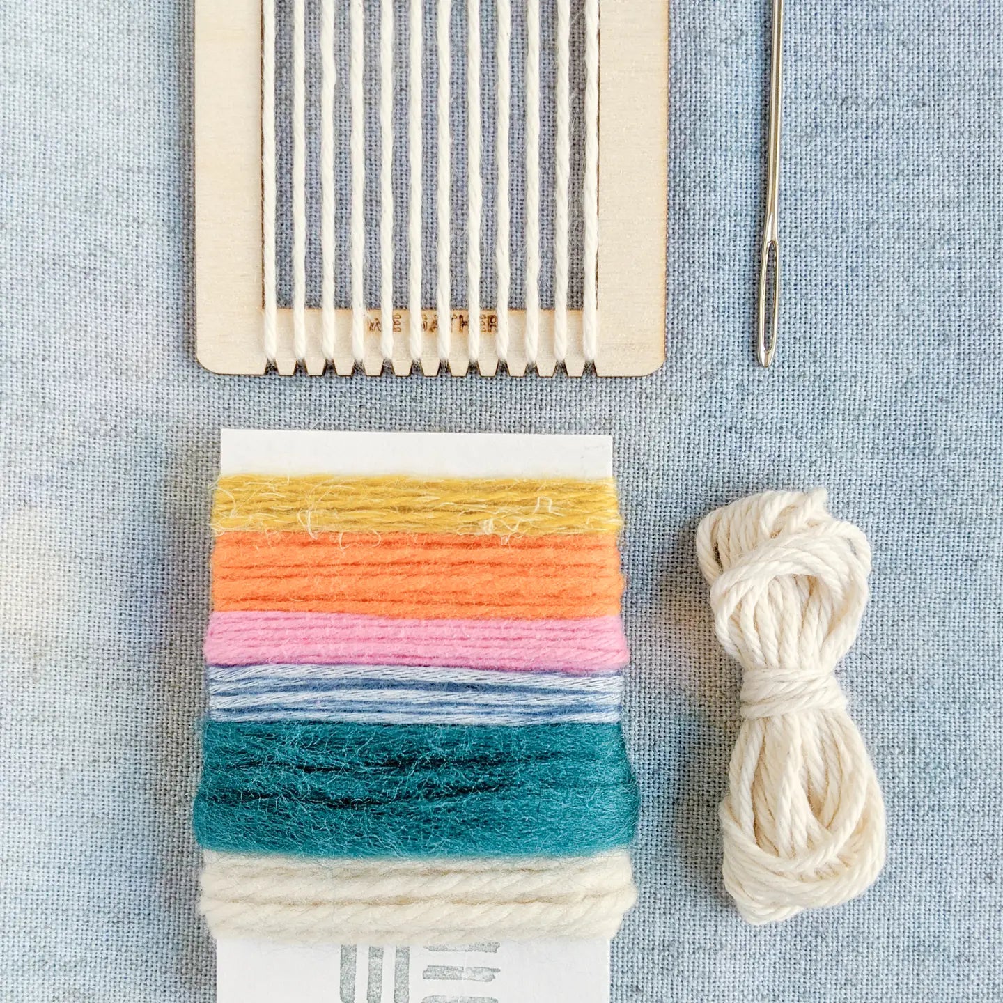 Natural Fiber Lil Loom Weaving Kit