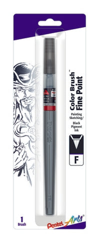 Pentel Fine Point Ink Brush Pen (Black)