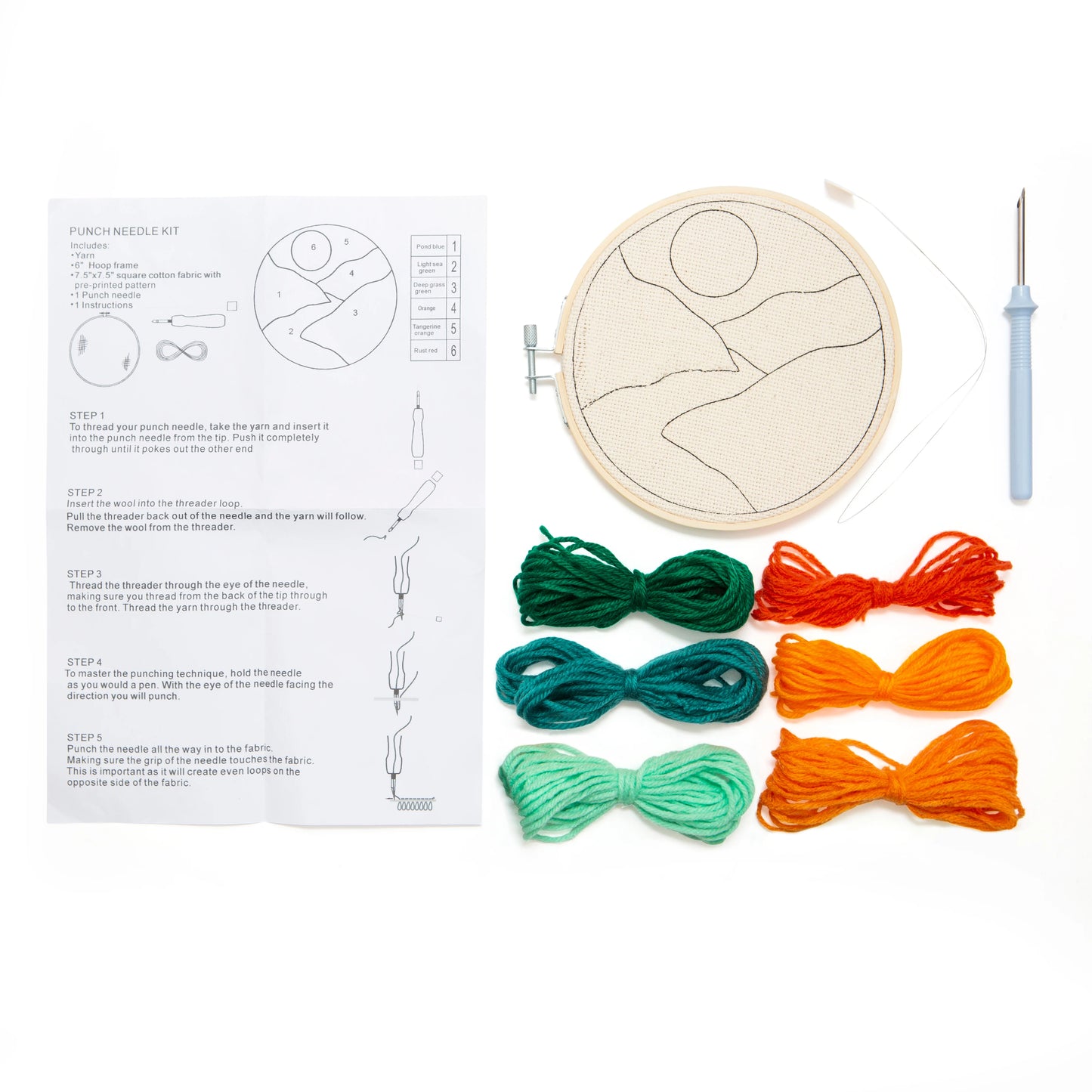 Kikkerland Punch Needle Kit