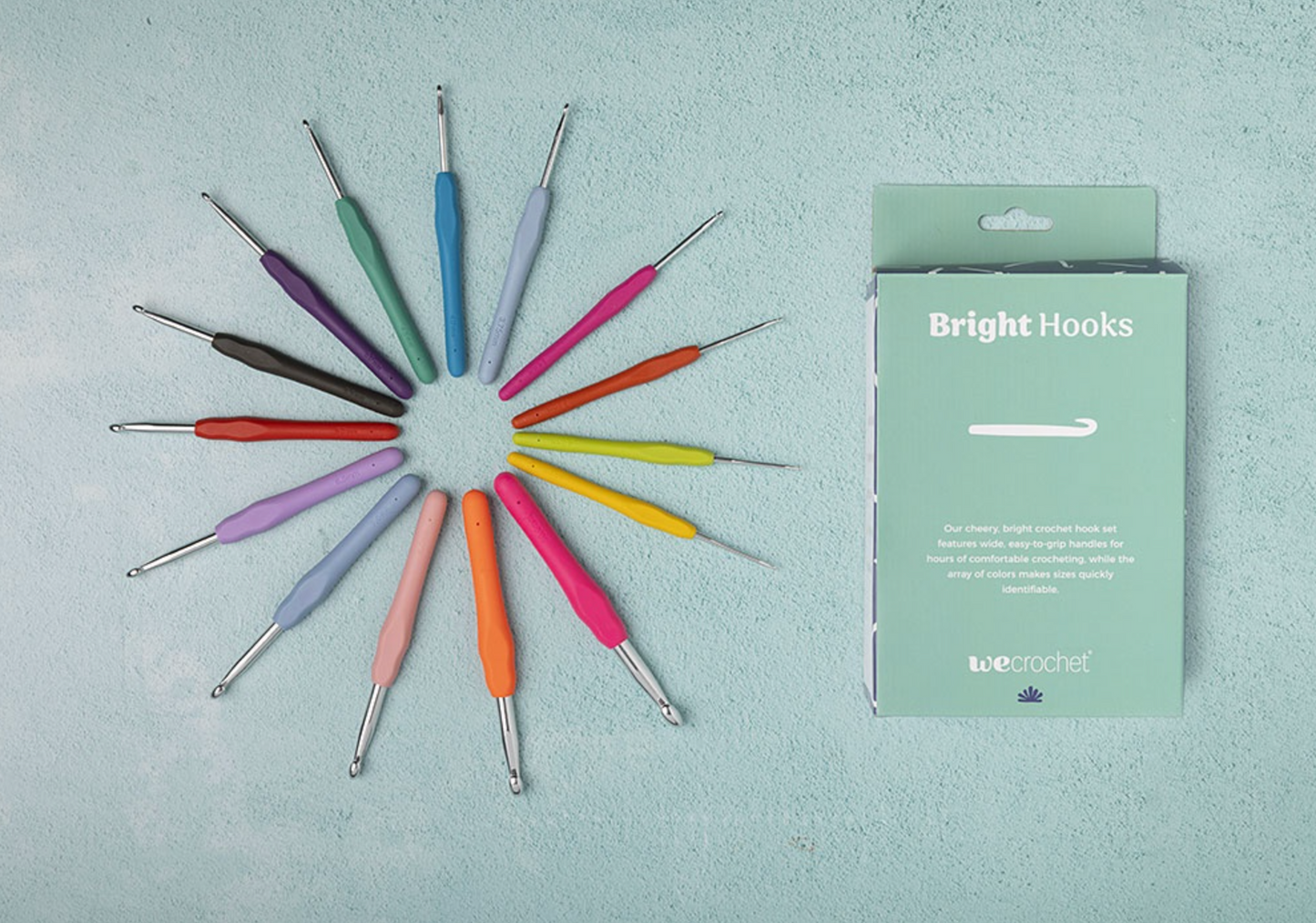 WeCrochet Expanded Bright Crochet Hook Set