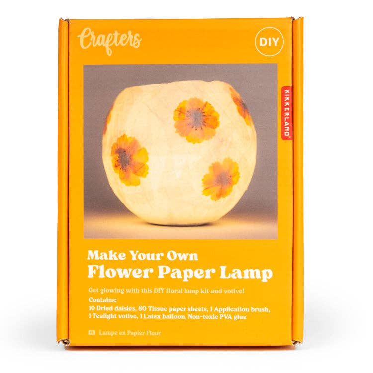Crafters Flower Paper Lamp