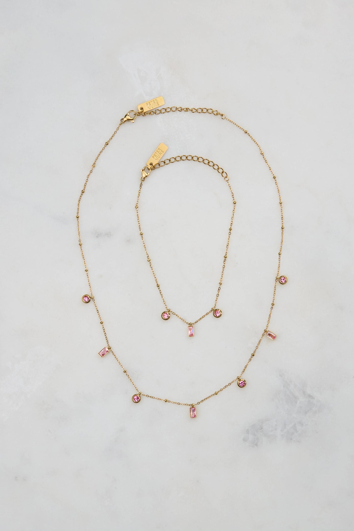 Athena Necklace - 18K Gold Plated + CZ