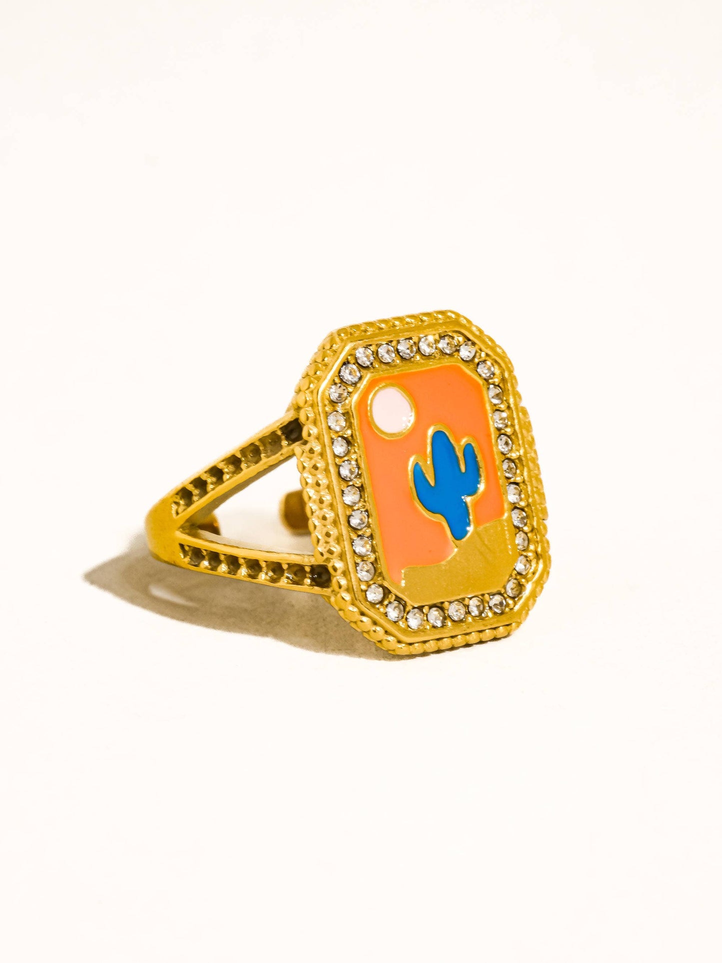 Lulora 18K Gold Non-Tarnish Statement Ring