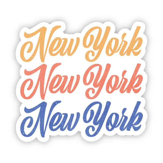 "New York" Sticker