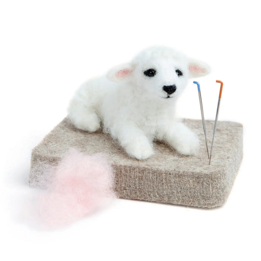 Wool felting block
