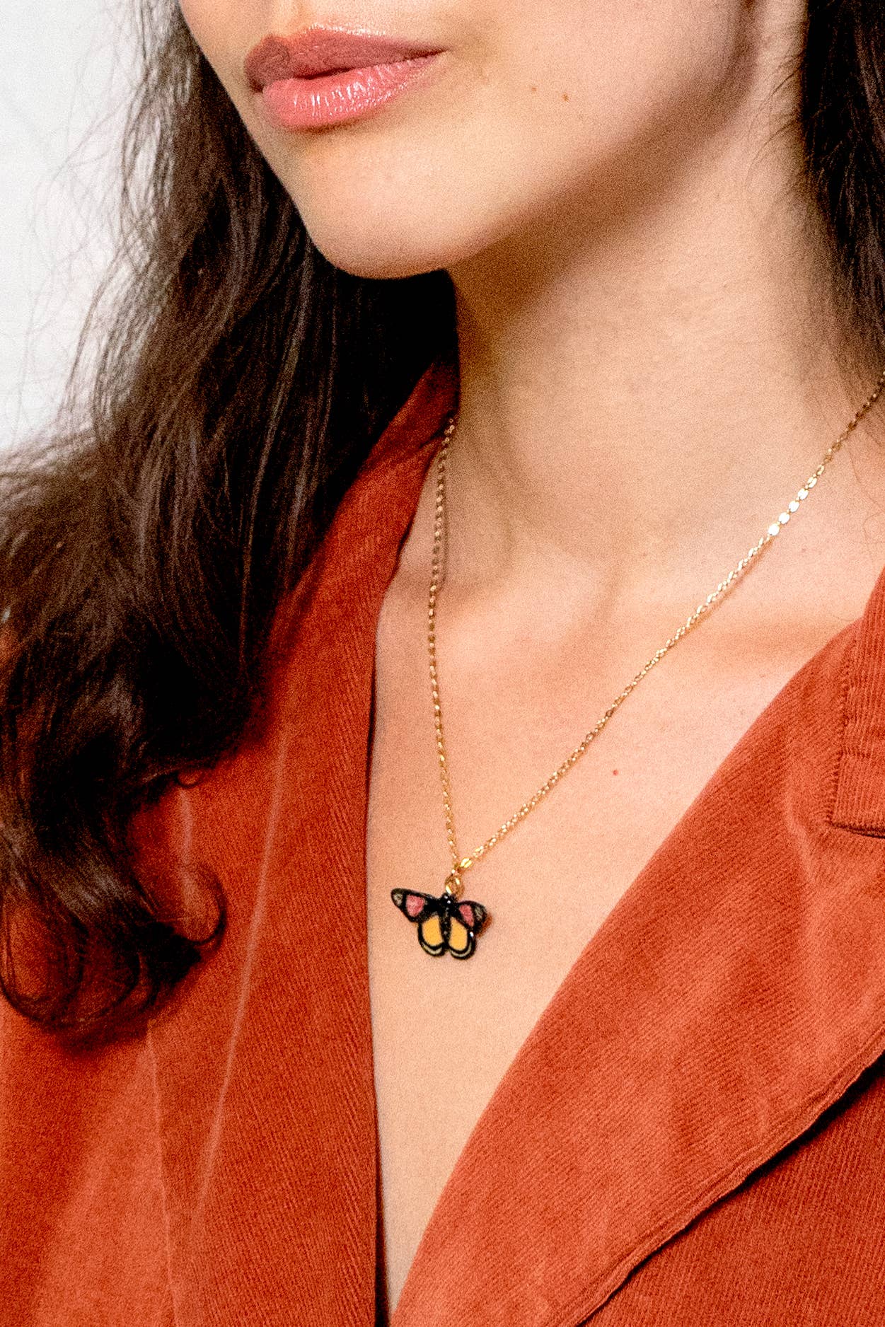 Tiny Flutter Necklace in Spring