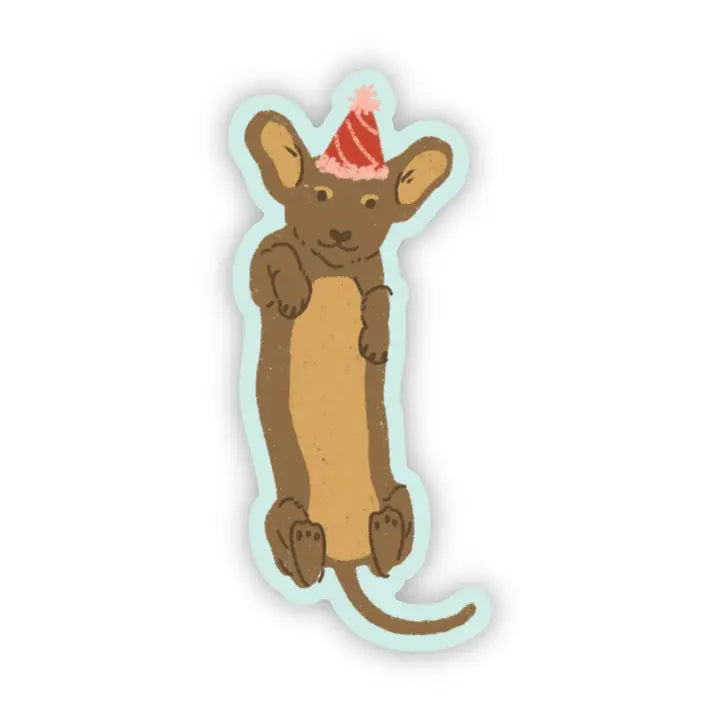 Party Dog Sticker