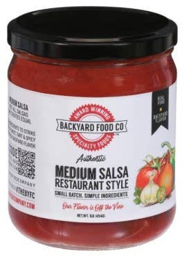 Backyard Food Co. Medium Salsa Restaurant Style