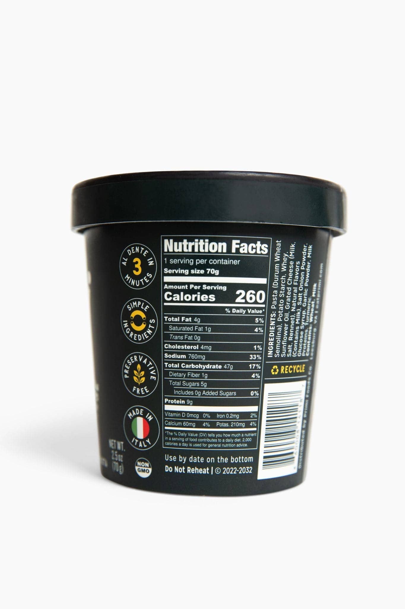 Primi Pasta Italian Mac & Cheese Case of 12